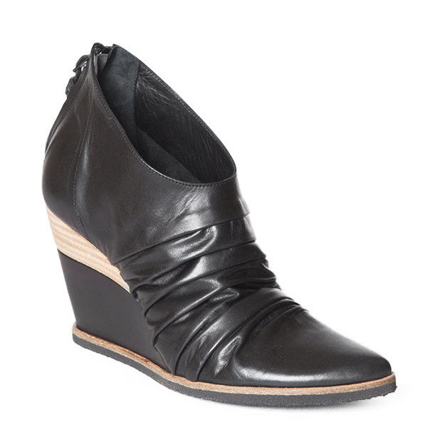 Wedge boots | Black Leather | Made in Italy| dusica dusica 37 / Black leather. Wedge boots | Black Leather | Made in Italy| dusica dusica 37 / Black leather.