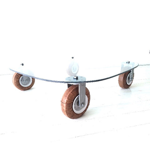 Wheels + Leather = Glass