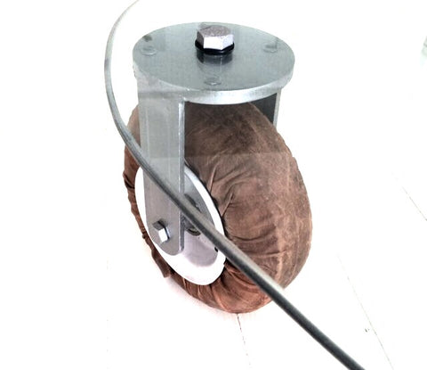Leather wheel